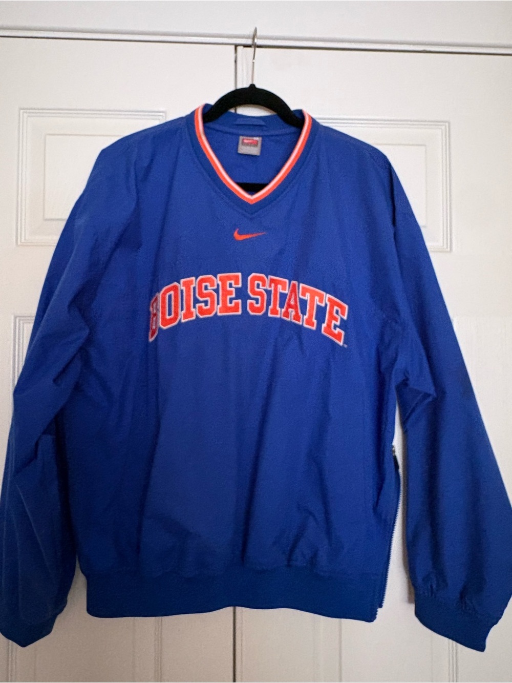 Nike Boise State Blue Pullover V‑Neck windbreaker men’s M